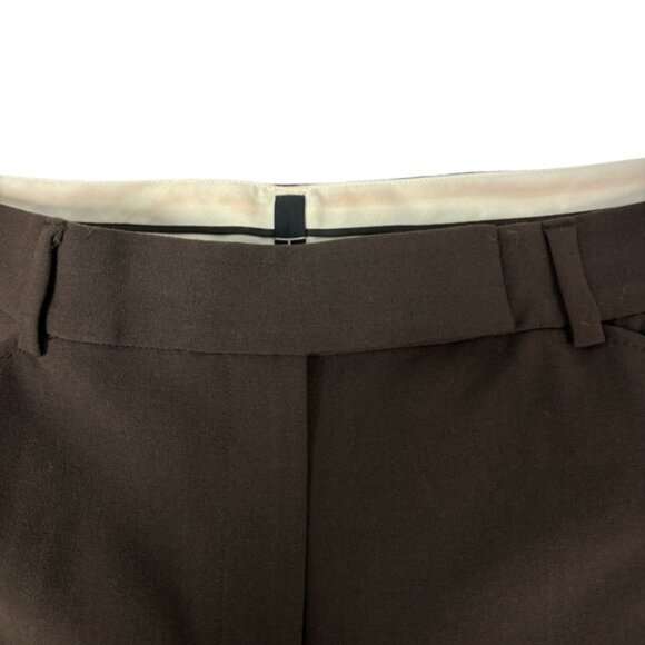 Tahari Chocolate Brown Capri Pants Women’s 10 | Style FU8AH24U - Picture 3 of 6